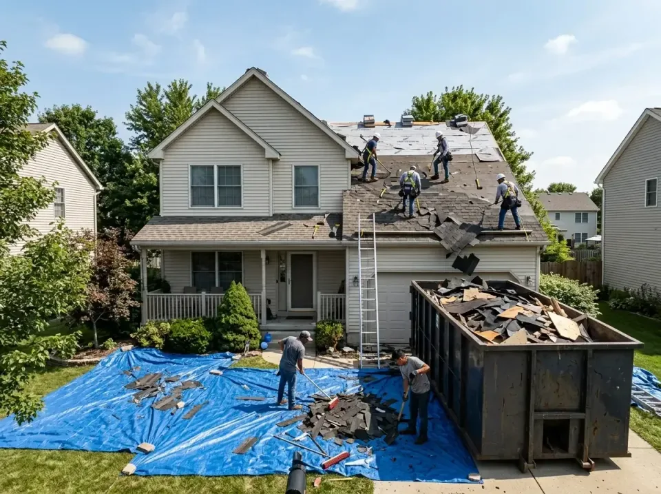 roof-replacement-debris-remova-004 — frequently asked questions, Cheapest Dumpster Rentals in Newton Falls, OH